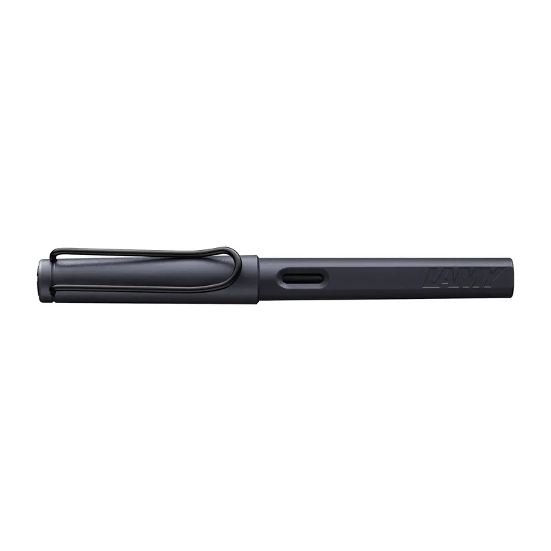 Lamy Safari Steel Black Fountain Pen Fine - Special Edition