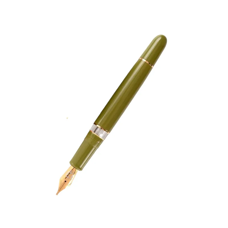Esterbrook Back to the Land Estie Quirky Leaf Piston Fountain Pen with Gold Trims - Fine