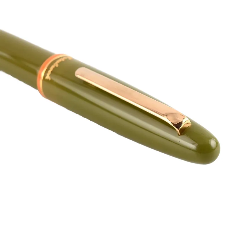 Esterbrook Back to the Land Estie Quirky Leaf Piston Fountain Pen with Gold Trims - Fine