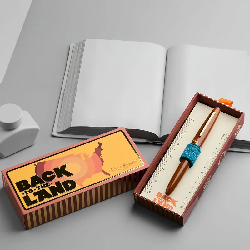 Esterbrook Back to the Land Estie Incredible Rock Fountain Pen with Gold Trims - Fine