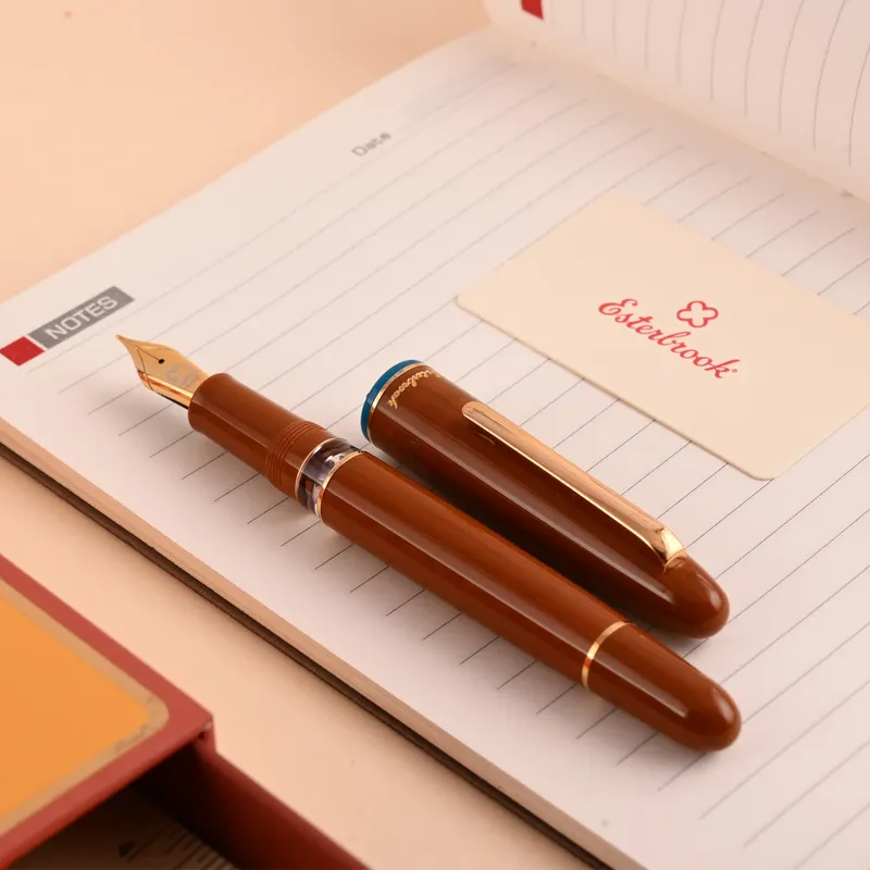 Esterbrook Back to the Land Estie Incredible Rock Piston Fountain Pen with Gold Trims - Medium