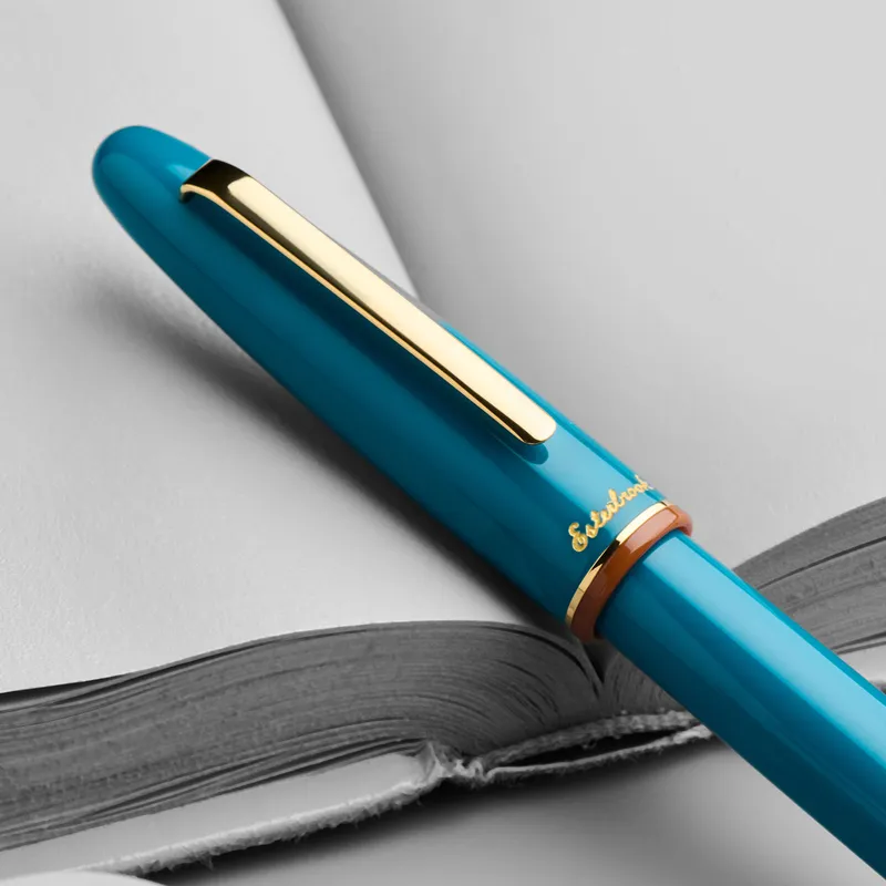 Esterbrook Back to the Land Estie Funky Lake Fountain Pen with Gold Trims - Fine