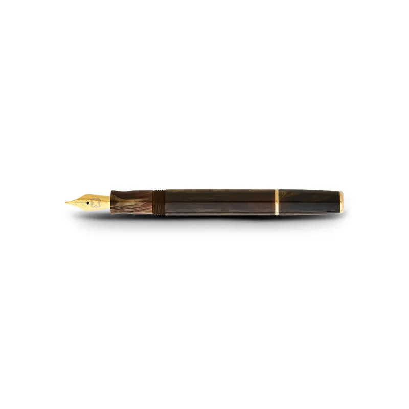 Esterbrook JR Pumpkin Latte Pocket Fountain Pen with Gold Trims - Medium