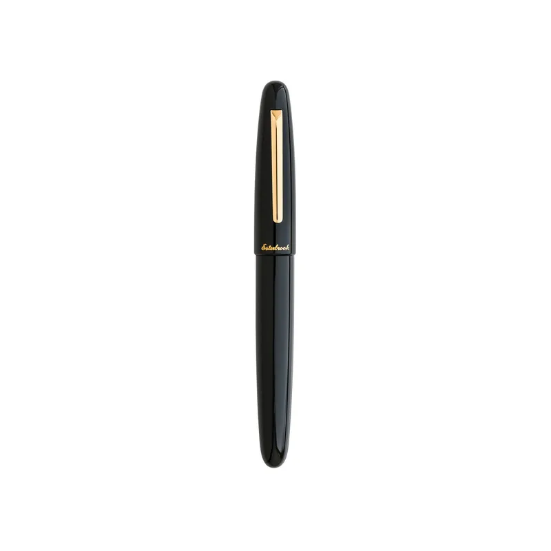 Esterbrook Estie Oversize Ebony Black Fountain Pen with Gold Trims - Medium