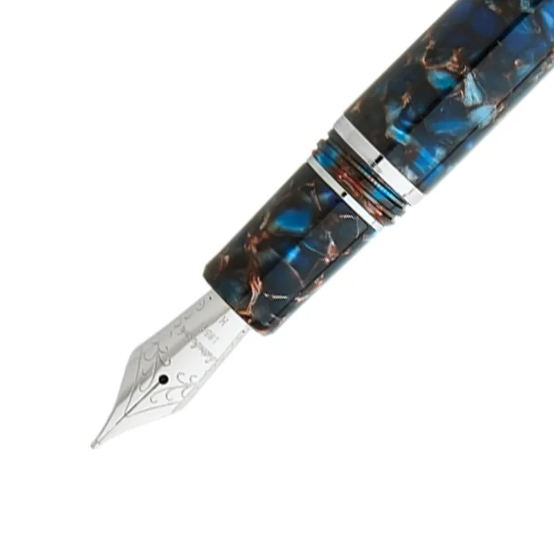 Esterbrook Estie Nouveau Blue Fountain Pen with Gold Trims - Medium