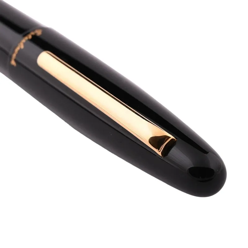 Esterbrook Estie Regular Ebony Black Fountain Pen with Gold Trims - Fine