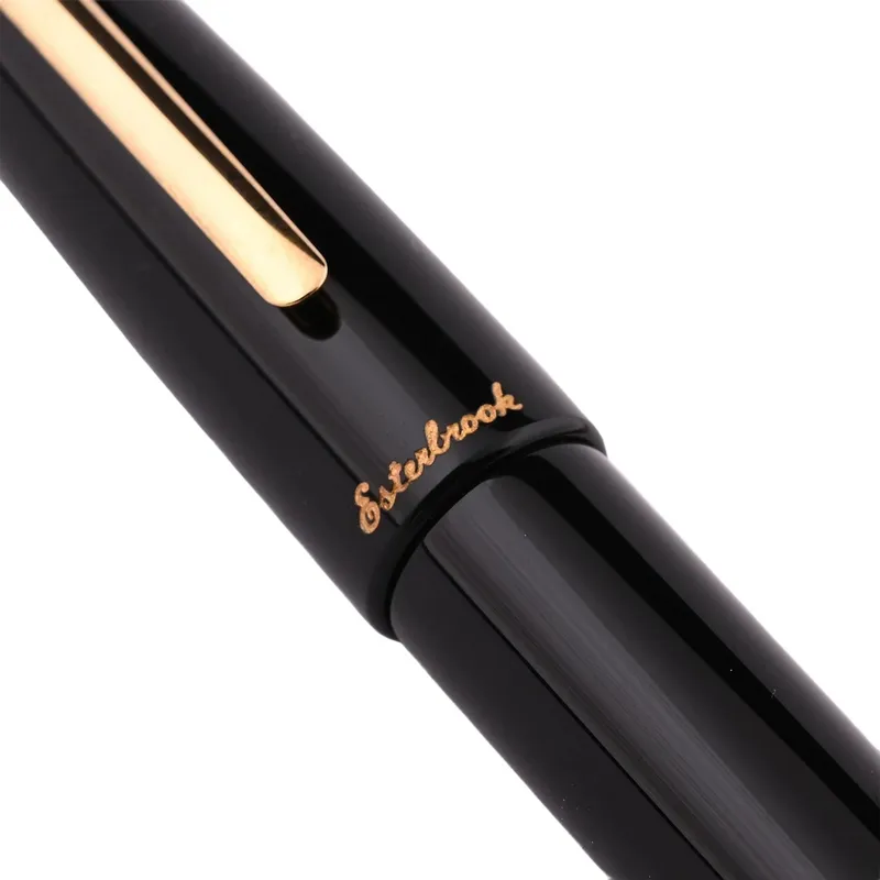 Esterbrook Estie Regular Ebony Black Fountain Pen with Gold Trims - Fine