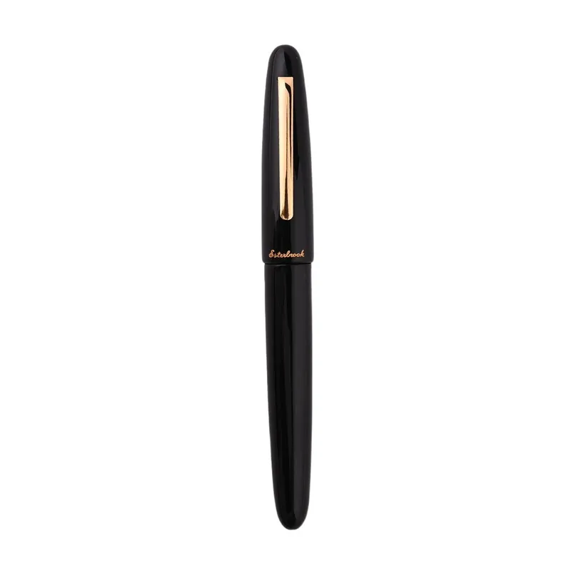Esterbrook Estie Regular Ebony Black Fountain Pen with Gold Trims - Fine