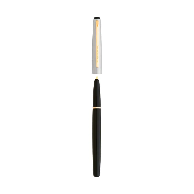 Esterbrook Phaeton 300R Black Fountain Pen with Gold Trims - Medium