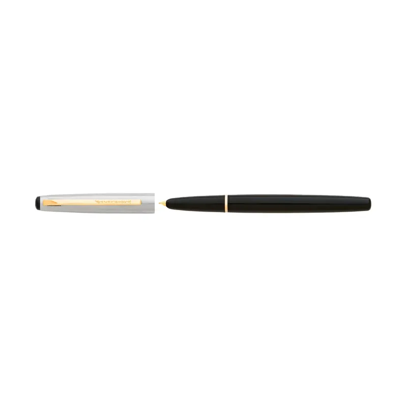 Esterbrook Phaeton 300R Black Fountain Pen with Gold Trims - Medium
