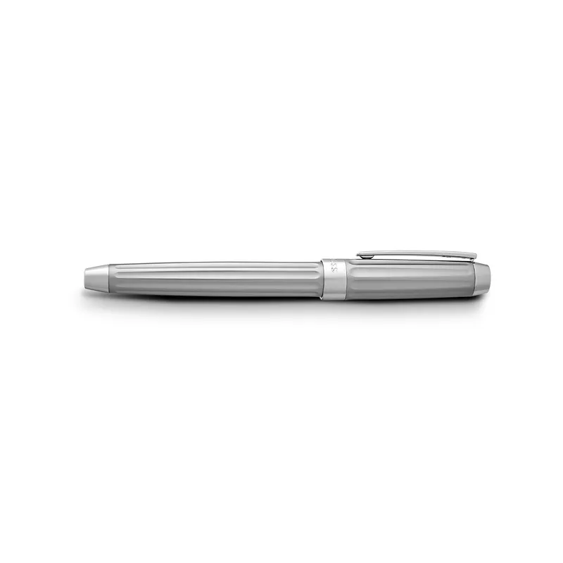 Hugo Boss Beam Fountain Pen Medium - Chrome