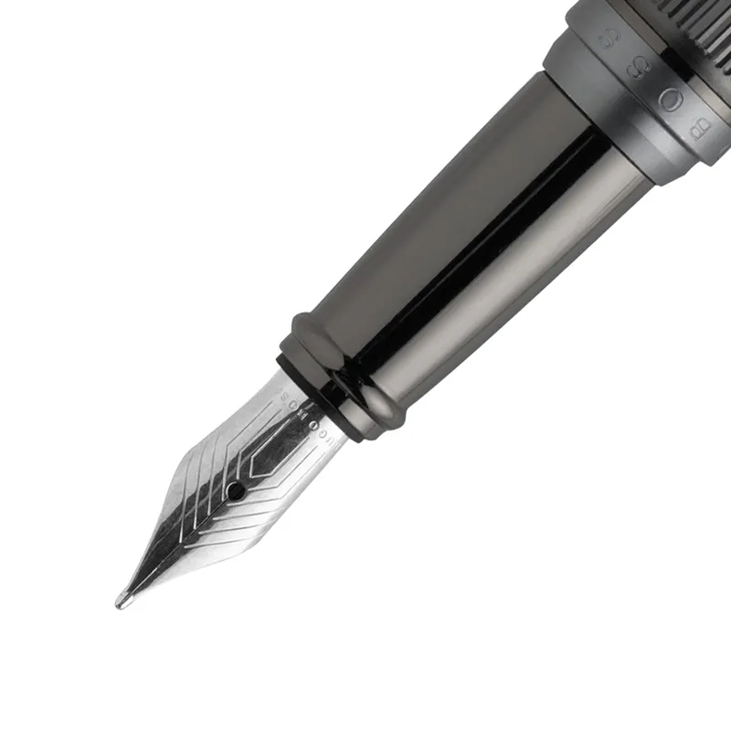 Hugo Boss Blaze Gun Fountain Pen Medium - Grey