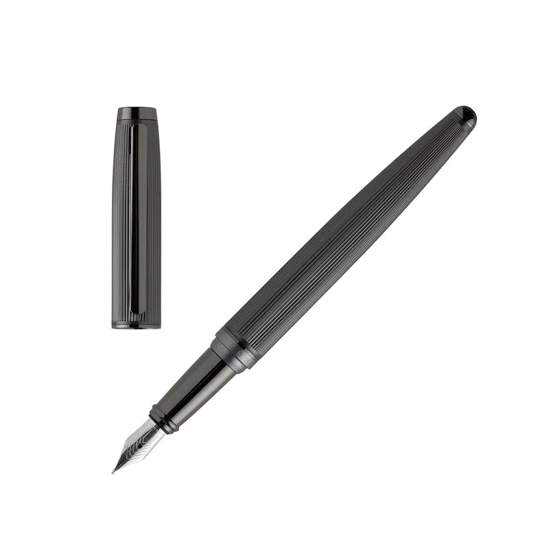 Hugo Boss Blaze Gun Fountain Pen Medium - Grey