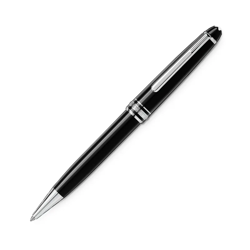 Montblanc 164 MeisterstÃ¼ck Platinum Black Ballpoint Pen