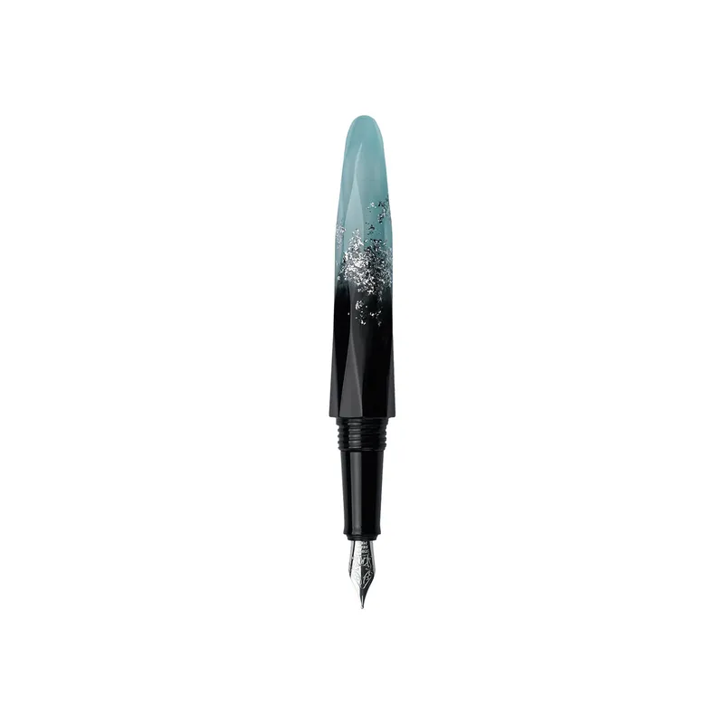 Benu Briolette Luminous Blue Fountain Pen - Fine