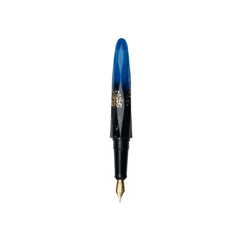 Benu Briolette Luminous Sapphire Fountain Pen - Fine