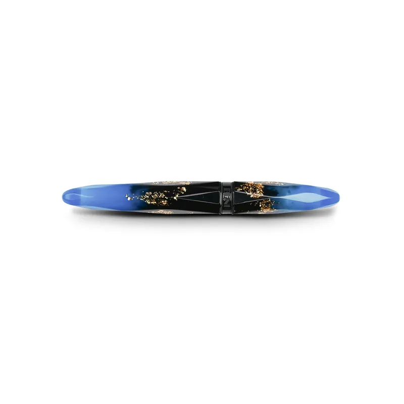 Benu Briolette Luminous Sapphire Fountain Pen - Fine