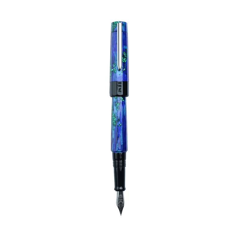 Benu Euphoria Tropical Voyage Blue Fountain Pen - Fine