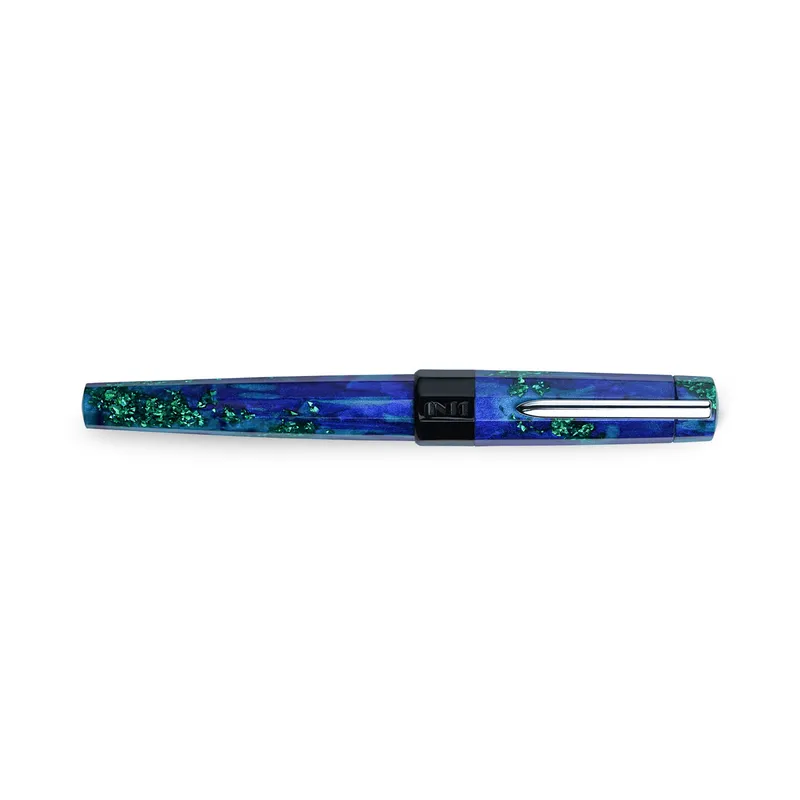 Benu Euphoria Tropical Voyage Blue Fountain Pen - Fine