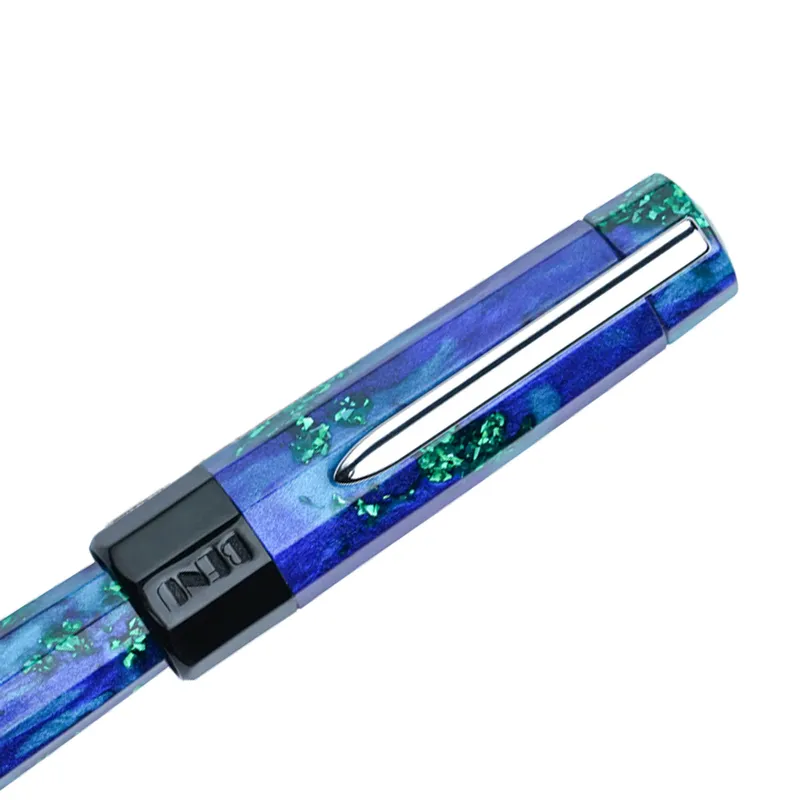 Benu Euphoria Tropical Voyage Blue Fountain Pen - Fine
