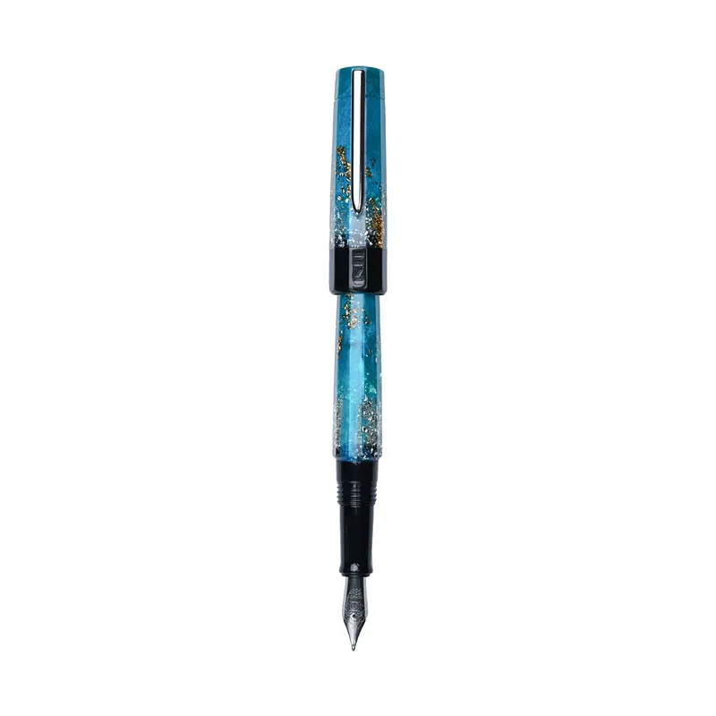 Benu Euphoria Bora Bora Blue Fountain Pen - Fine