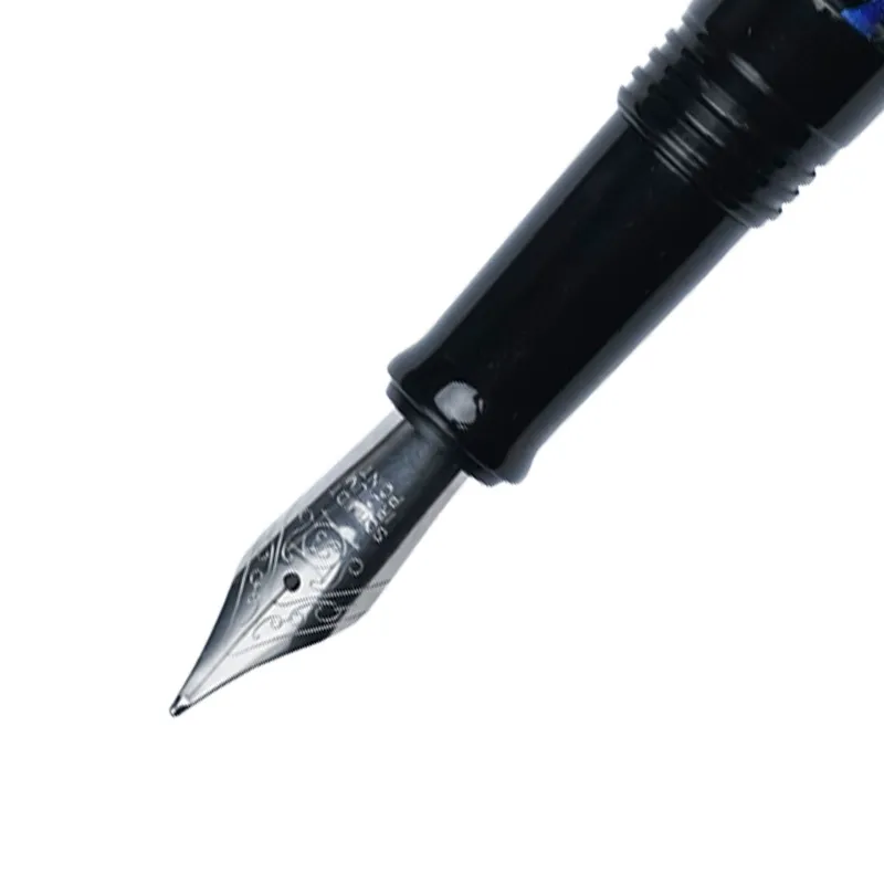 Benu Euphoria French Poetry Blue Fountain Pen - Medium