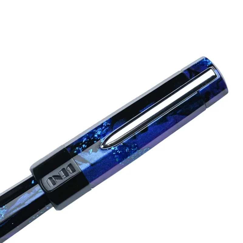 Benu Euphoria French Poetry Blue Fountain Pen - Medium