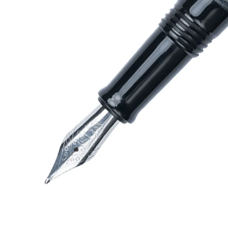Benu Euphoria Caviar Black Fountain Pen - Fine