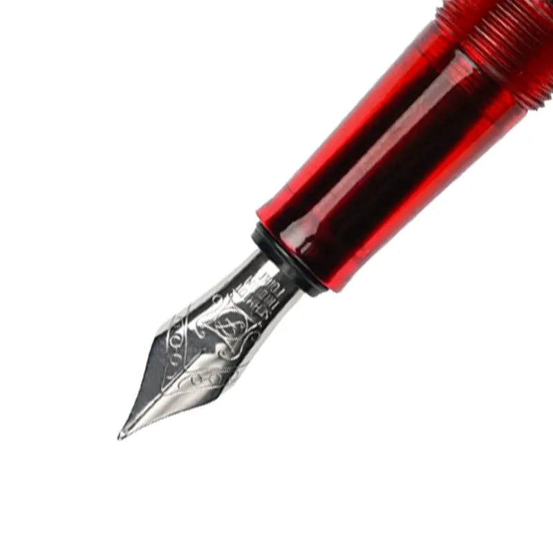Benu Skull And Roses Smolder Black Fountain Pen - Medium