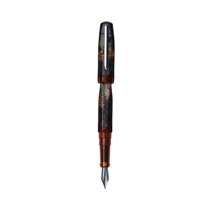 Benu Astrogem Midas Brown Fountain Pen - Medium