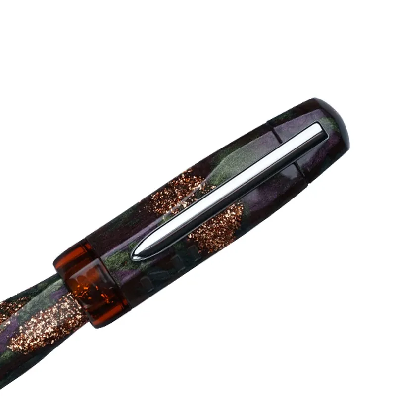 Benu Astrogem Midas Brown Fountain Pen - Medium