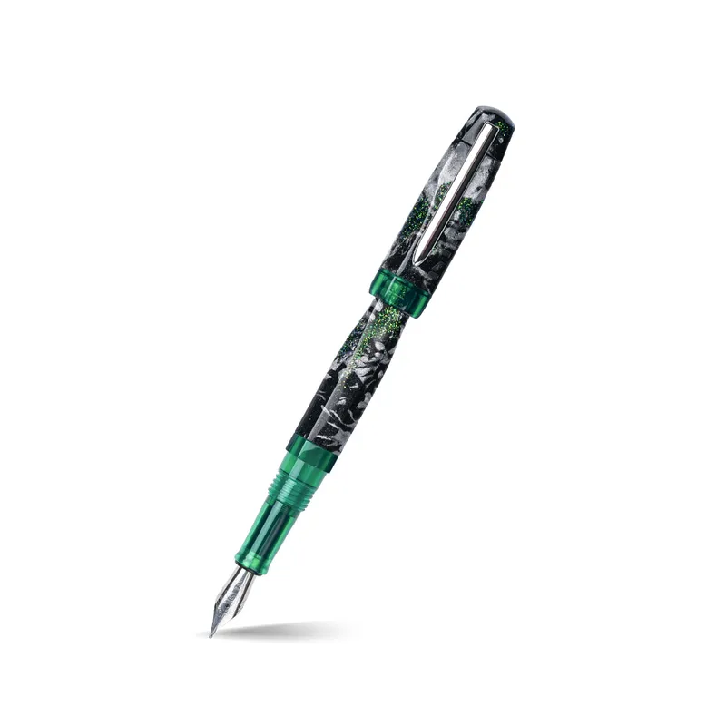 Benu Astrogem Leto Green Fountain Pen - Fine