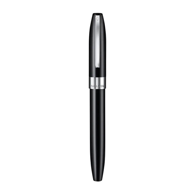 Sheaffer Legacy 9064 Glossy Black Rollerball Pen with Chrome-Plated Trims