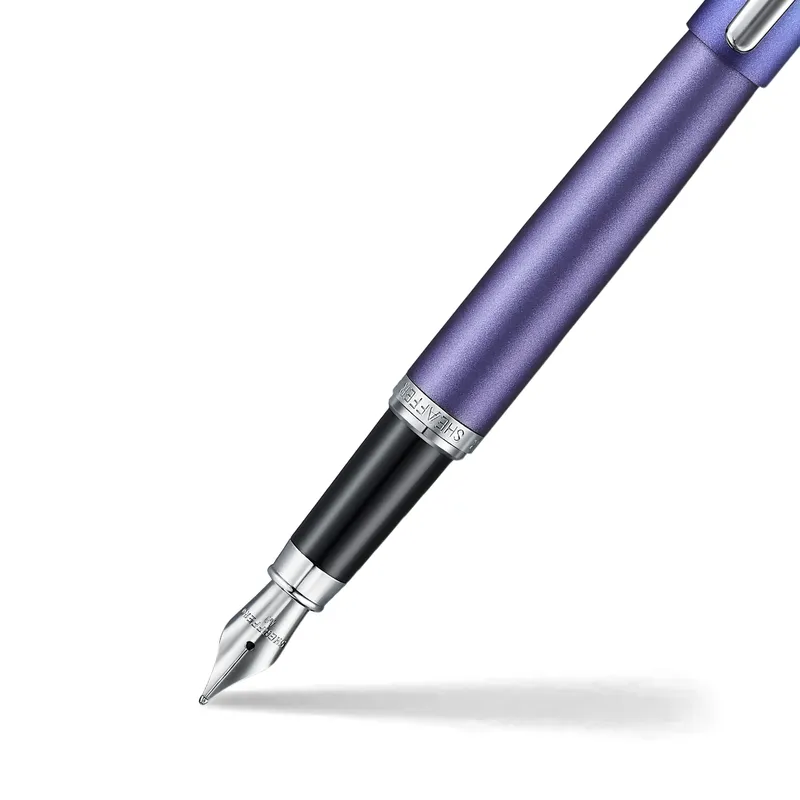 Sheaffer Expressions VFM 9430 Blue and Purple Pearlised Gradient Fountain Pen with Chrome-Plated Trims - Medium