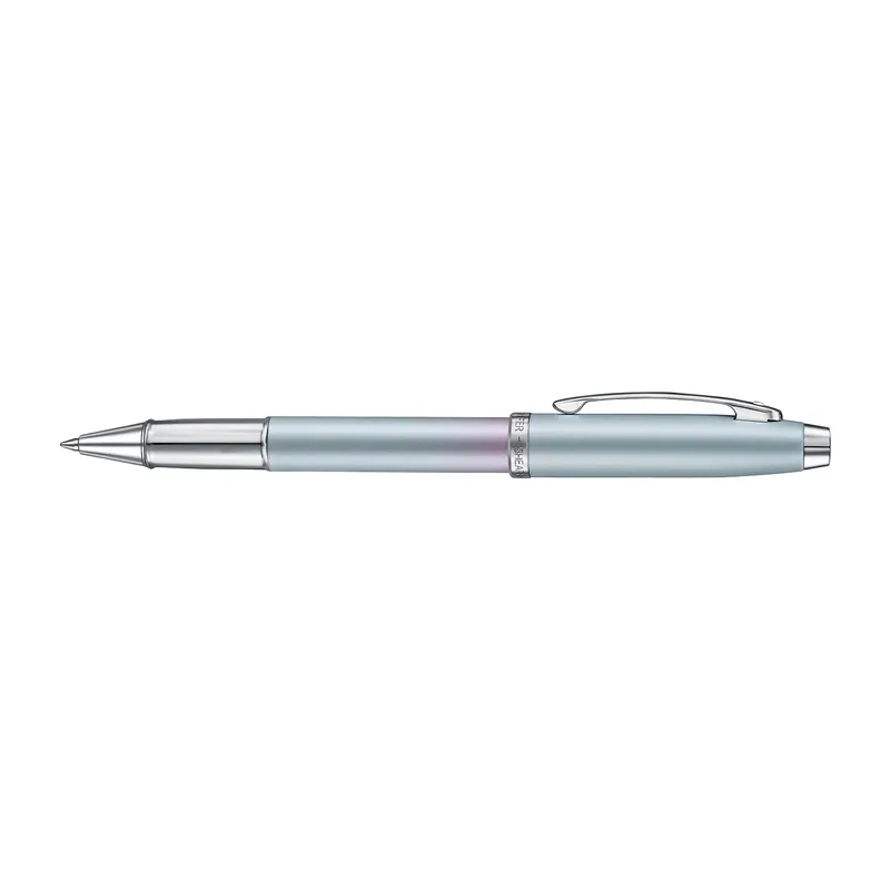 Sheaffer Expressions 100 9376 Blue and Pink Pearlised Gradient Rollerball Pen with Chrome-plated Trims