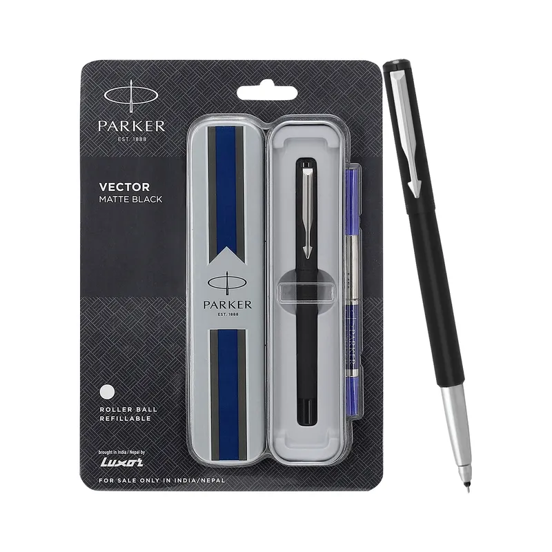 Parker Vector Matte Black Rollerball Pen