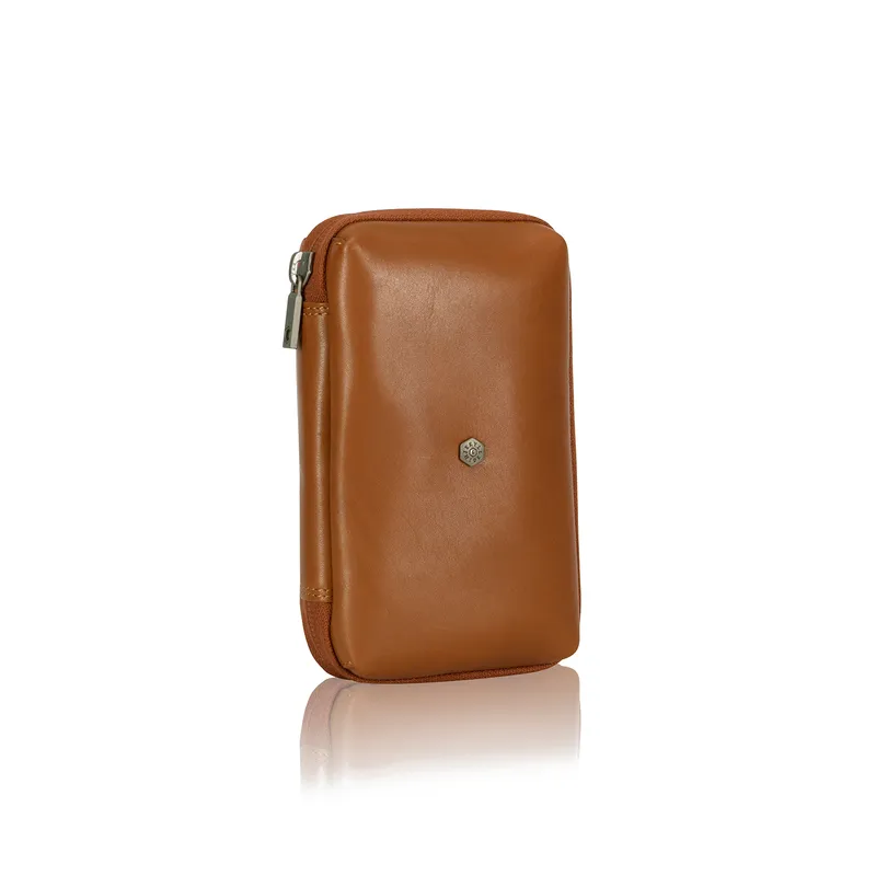 Jekyll & Hide 6414 Zip Around Cable Pouch - Tan