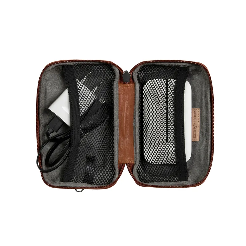 Jekyll & Hide 6414 Zip Around Cable Pouch - Tan