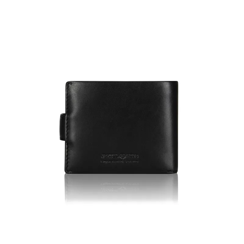 Jekyll & Hide 2790 Bifold Wallet With Coin And ID Window - Black