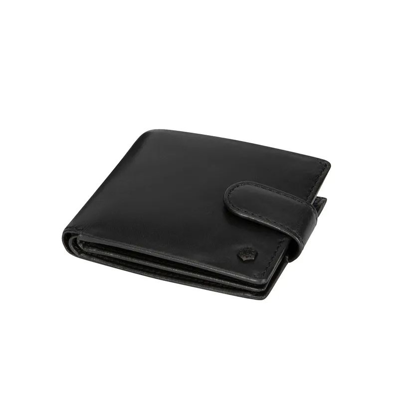 Jekyll & Hide 2790 Bifold Wallet With Coin And ID Window - Black