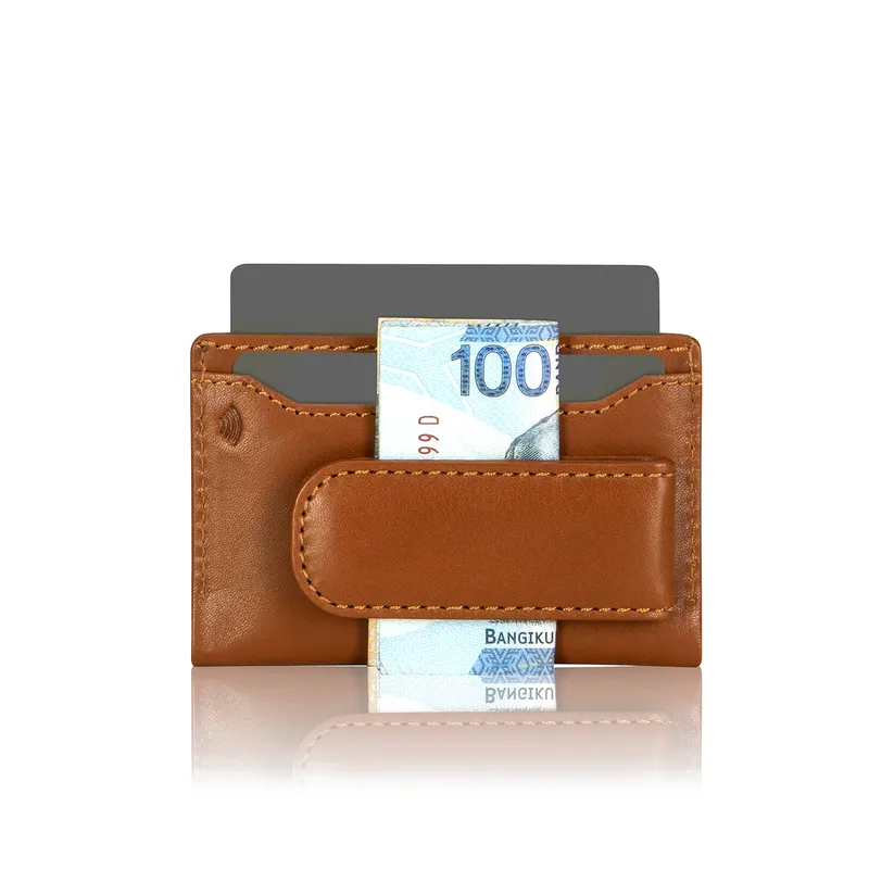 Jekyll & Hide 3225 Money Clip Card Holder - Tan