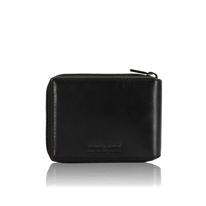Jekyll & Hide 4295 Zip Around Coin Wallet - Black