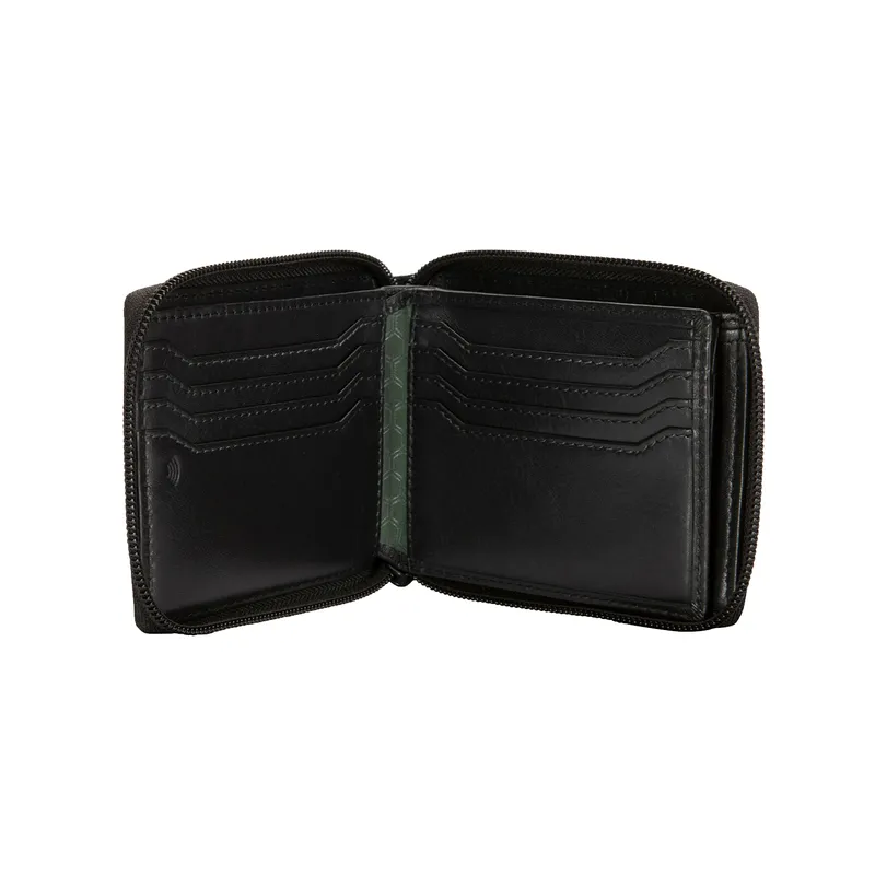 Jekyll & Hide 4295 Zip Around Coin Wallet - Black