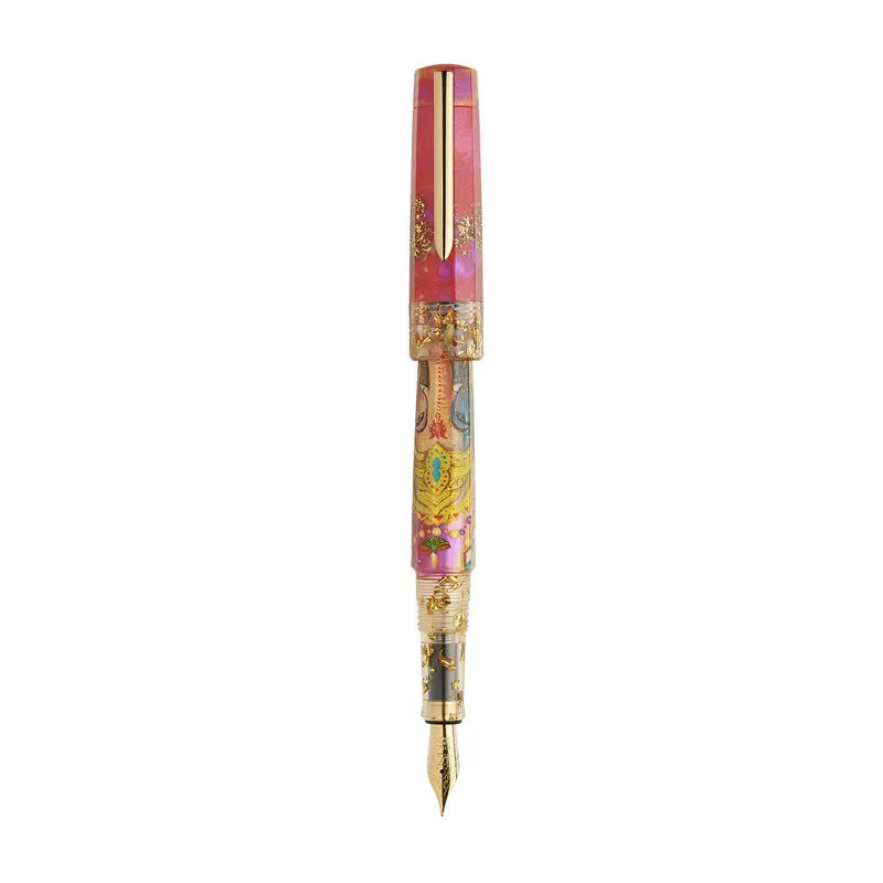 Benu Euphoria Limited Edition Hand-Painted Ganesha Diwali Fountain Pen - Medium