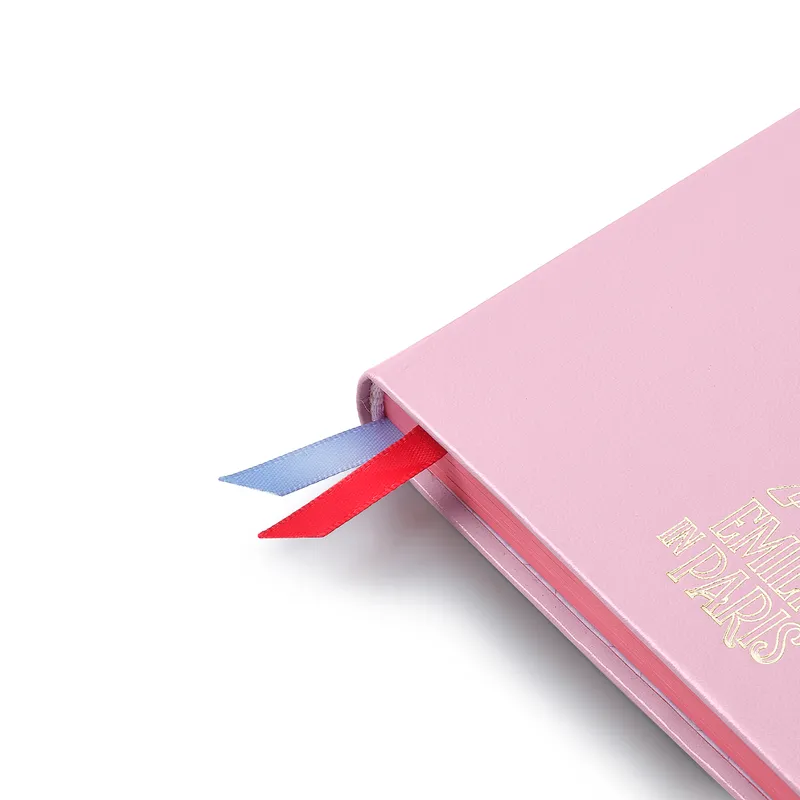 Sheaffer Emily in Paris Small Journal 90 GSM Ink Friendly with Embossed Eiffel Tower - Pink