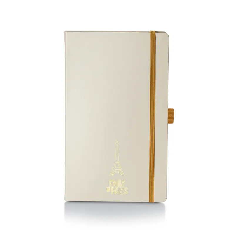 Sheaffer Emily in Paris Medium Journal 90 GSM Ink Friendly with Embossed Eiffel Tower - Beige
