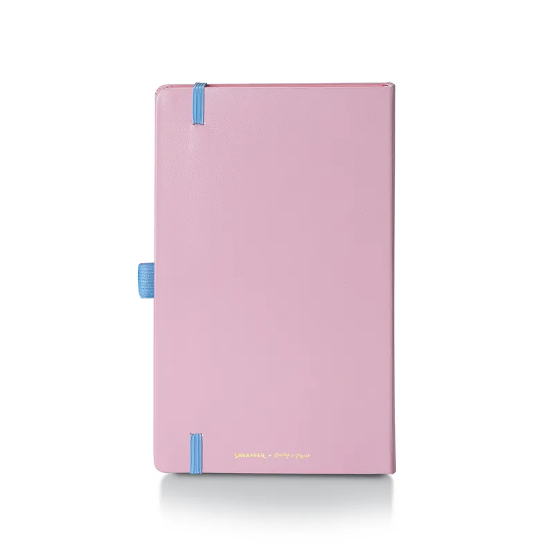 Sheaffer Emily in Paris Medium Notebook 90 GSM Ink Friendly with Embossed Eiffel Tower - Pink