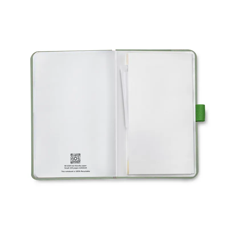 Sheaffer Nature's Muse 90 GSM Eco-Friendly Hardbound Small Notebook - Sage Green