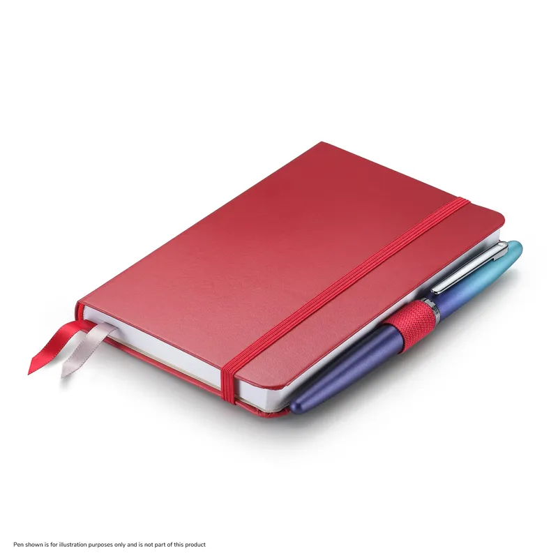 Sheaffer Echoes Of Red 90 GSM Eco-Friendly Hardbound Small Notebook - Red