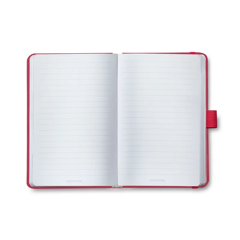 Sheaffer Echoes Of Red 90 GSM Eco-Friendly Hardbound Small Notebook - Red